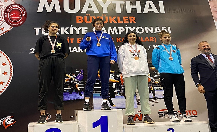 Muay Thai Büyüklerde Melikgazi Başarısı