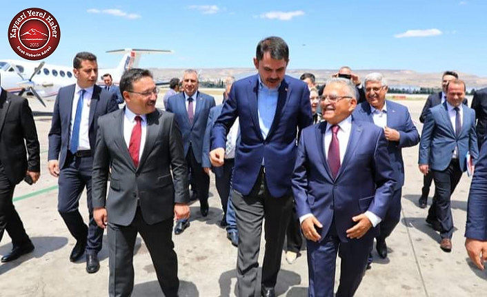Çevre ve Şehircilik Bakanı Murat Kurum Kayseri'de