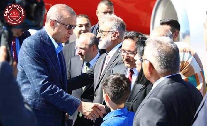 Cumhurbaşkanı Recep Tayyip Erdoğan Kayseri'de