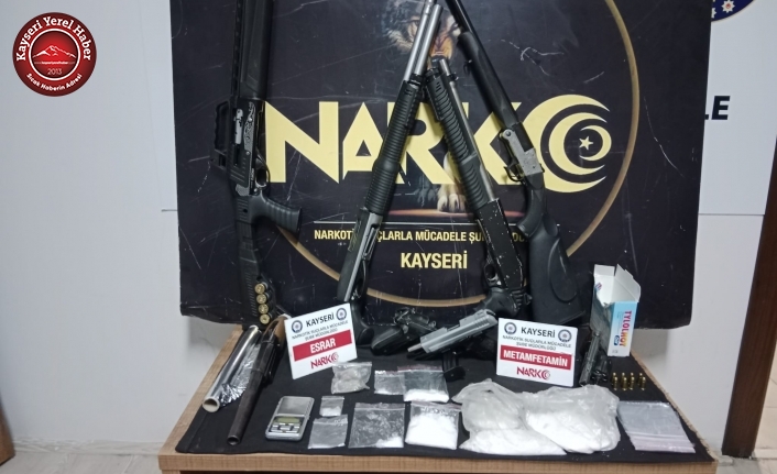 Kayseri’de Uyuşturucu Operasyonu: 3 Gözaltı