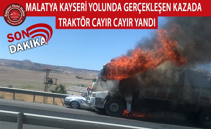 Malatya Kayseri Kara Yolunda Korkunç Kaza