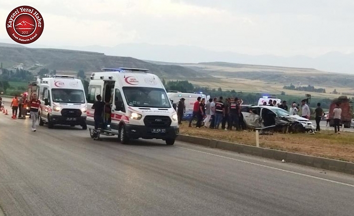 Pınarbaşı'nda Büyük Kaza