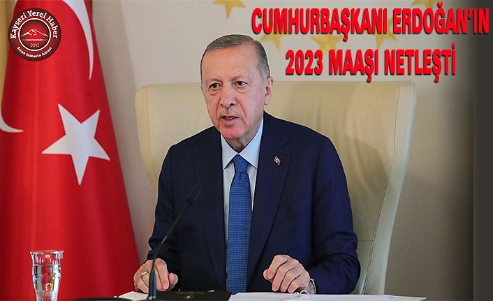 Cumhurbaşkanı Erdoğan’ın 2023 Maaşı Belli Oldu