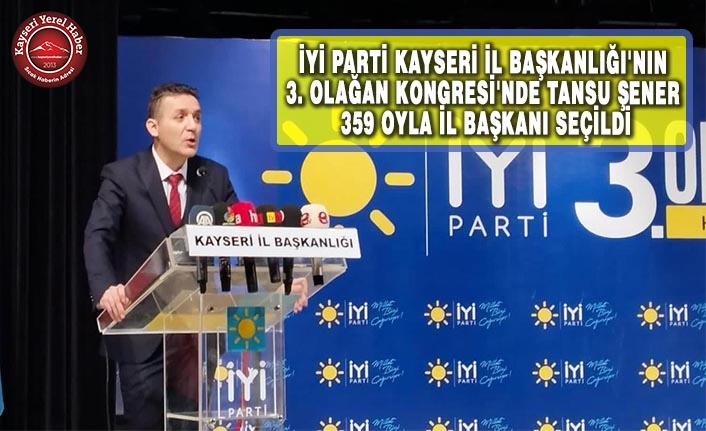 İYİ Parti İl Başkanı Tansu Şener Oldu